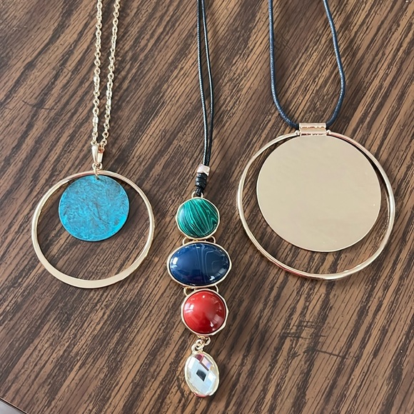 Dillard's Jewelry - Lot of 3 long necklaces. Dillard's